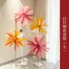 Layout de Cena de Casamento Fogos de Artifício Diurnos Grandes Caligrafia Enfeites de Borboleta Vestido de Noiva para Noivado Fundo para Fotos Decoração de Casamento