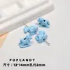 Pulsera de cuentas azul hecha a mano accesorios de joyería cadena de teléfono móvil hecha a mano DIY colgante lindo creativo todo-partido