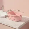 Cesta de Lavandería Hueca para el Hogar, Rectangular, Tamaño Grande, Cesta de Almacenamiento para Dormitorio, Gran Capacidad, Plástico, Baño, Inodoro, Canasta para Ropa Sucia