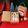 Procesamiento y Personalización de Tarjetas de Felicitación Quemadas, Cajas Creativas para Dulces, Cajas de Regalo de Navidad y Año Nuevo, Maletas de Papel Kraft, Fuente al Mayoreo