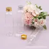 Frasco redondo transparente de 120ml com tampa de alumínio, frasco de glicerina, frasco dosador de loção, frasco de isca, frasco de cola, frasco de limpador facial