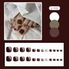 J81-120 uñas de los pies color sólido diamante de imitación para chicas calientes elegantes nacarado usando láminas de uñas láminas de uñas postizas terminadas al por mayor