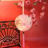 Nova Lanterna Impressa Frente e Verso Lanterna Portátil Antiga Luminosa Estilo Chinês Retrô Ano Novo Alta Transparência Redonda Lanterna de Palácio