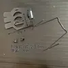 Juego completo de patas de pesca telescópicas y extensibles con pies ajustables, accesorios para plataforma de pesca DIY