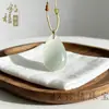 Colgante de Ojo de Gato Color Hielo de Alta Calidad Colgante de Ojo de Gato Rosa Colgante de Gota de Agua Color Champaña Oferta Especial para Transmisión en Vivo en Puesto Callejero