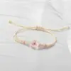 Pulsera de Serie de Flores Secas al por Mayor Vidrio Espécimen de Flor Real Gipsófila Flor de Durazno Árbol de la Fortuna Mariposa Pulsera Escénica Joyería