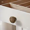 Estilo retrô francês vintage amarelo puxador antigo para porta de armário de guarda-roupa maçaneta de gaveta botão redondo furo único pequeno puxador