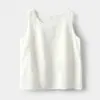 14 Piezas de Chalecos de Lino para Mujer Multicolores con Cuello en V, Chalecos de Cuello Redondo, Camisetas sin Mangas de Hombro Ancho, Ropa de Verano para Mujer