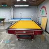 Mesa de Billar de Nueve Bolas de Lujo Sexta Generación para Hogar Interior Estándar Adulto Mesa de Billar Multifuncional Americana Mesa de Ping Pong