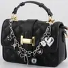 Amazon Transfronterizo Modelo Nuevo Dados de Billar No. 8 Llavero de Billar Colgante Cadena Decorativa Cadena Versátil para Bolso