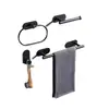 Kit de Porta-toalhas Transfronteiriço Aço Inoxidável Pintura Eletrostática Sem Perfuração Sem Marca Gancho para Toalha de Banho Suporte para Papel Higiênico