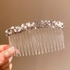 K-Style do Novo Pente de Cabelo de Paetês Pente de Cabeça para Baixo Grampo de Cabelo Feminino Acessório de Cabeça Franja Estilização Testa Cabelos Quebrados Artefato Finalizador