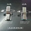 Clip de Pegamento Transparente Doble Uso Certificado de Metal con Pasador Clip de Hierro Tarjeta de Pecho de Plástico Clip de Pecho para Niños Bebé