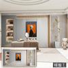 Papel tapiz de pared de fondo de estudio de ropa de mujer con parloteo magnético Net Red Anchor, tela de pared de alta gama, tela de pared magnética tridimensional 3D