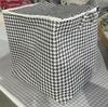 Roupas Houndstooth Quilt Wardrobe Big Mac Bolsa de armazenamento Zipper Moving Finishing Fabric Moving Bag Storage Bag