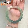 Pulsera Rosa Transparente Hielo de Color Degradado Suave Envuelto en Dedos para Niñas para Jugar con Cuentas Redondas Pulsera de Vidrio para Mujeres Joyería de Alta Gama Venta al por Mayor
