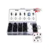 100 PIEZAS en caja, clips universales para parachoques de coche, juego de clips surtidos, tornillos de expansión para interior de coche