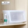 Caixa de armazenamento de brinquedos infantis TikTok mesmo estilo de grande capacidade transparente cesta de armazenamento de lanches domésticos com tampa frontal aberta tamanho grande