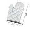 Guantes de algodón grueso con aislamiento térmico, venta directa de fábrica, para cocina, microondas y horno.