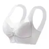 Sujetador de Espalda Bonita de Encaje Sin Aros Copas Fijas Push-Up Anti-Flacidez Sujetador tipo Chaleco Retractor de Senos para Mujer