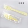 Tenedor Plegable de Plástico Desechable Tenedor para Fideos Instantáneos Tenedor Plegable Grueso Tenedor para Pastel de Frutas Tenedor para Fideos de Vaso Pagatina