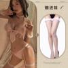 Conjunto de Lencería Sexy Amor Insomne Caliente Tres Puntos Pluma Lindo Lazo Espalda Descubierta Entrepierna Abierta Tentación Coqueteo Uniforme