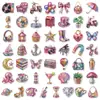 50 nuevos stickers cuadrados coloridos transfronterizos para decoración creativa de cuadernos, fundas de teléfono, botellas de agua, equipaje y pegatinas impermeables