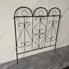 Cerca Pequena de Ferro Forjado para Jardim Externo Pátio de Jardim Villa Cerca Decorativa Cerca de Jardim de Parque Cerca para Cachorro