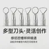 Herramientas para Dar Forma a Arcilla de Cerámica Transfronterizas Juego de 6 Piezas Varilla de Aluminio Plástico de Piedra Arcilla Herramientas de Modelado y Tallado DIY Juego de Raspadores