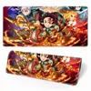 Cazador de demonios: Kimetsu No Yaiba Alfombrilla de Ratón Extra Grande para Chicos Oficina Juego Escritorio de Computadora Alfombrilla Antideslizante de Ratón Alfombrilla de Escritorio de Computadora de Anime