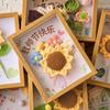 Día del Maestro 2025 Nuevo Regalo Práctico de Alta Gama para Maestras: Ramo de Flores, Marco de Fotos de Gratitud y Set de Regalo Decorativo