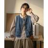 Otoño 2025 Coreano Dongdaemun Nuevo Moderno Retro Rayado Moda Bordado Flor Pequeña Camisas de Manga Larga Tops para Mujer