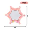 Brinquedo de roer para papagaio espelho giratório periquito calopsita pássaro-do-sol divertido criativo brincar giratório brinquedo que faz barulho