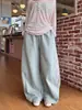 Pantalones Deportivos de Algodón con Estampado de Letras de Calle Americanos para Mujer, Novedad de Otoño, Holgados, Versátiles, para Danza Jazz, Casuales, de Pierna Ancha