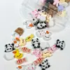Gato e Peixe Resina 3D Desenho Animado Decorações para Unhas Decoração de Unha Usável Acessórios de Joia DIY Fábrica de Origem