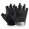 Luvas Esportivas para Fitness Masculinas e Femininas Equipamento de Halteres Treinamento Antiderrapante Respirável Redução de Vibração Proteção Ciclismo Meio Dedo JSB-02