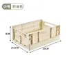Cesta de Almacenamiento de Plástico Plegable, Contenedor de Almacenamiento Apilable para Escritorio, Caja de Almacenamiento para Snacks, Caja de Almacenamiento para Refrigerador de Sala de Estar, Cesta para Artículos Varios