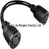 Cabo de alimentação adaptador para gerador 14-30R para l14-30r125v/250v30 amp metal-metal