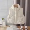 Chaleco acolchado unisex con costuras onduladas, adorno delicado y brillante, diseño a prueba de viento, cuello alto y cierre de cremallera - un nuevo artículo de otoño/invierno