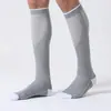 Meias de compressão para homens e mulheres meias de suporte para corrida mercury meias esportivas joelho caminhada esportes fitness esportes