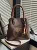 Bolso de Mano de Estilo Étnico Transfronterizo de Nicho Retro para Mujer 2026 Nuevo Bolso Cubo de Textura de Alta Calidad Bolso de Hombro Cruzado