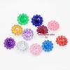 10mm Plástico Apontado Cor Inferior Girassol Espelho Diamante diy Crianças Colar Brincos Jóias Acessórios Material