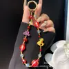 Corrente para Celular Unicórnio Liga de Zinco Corrente Pendente Carrossel Corrente da Princesa Fique Rico Contas com Folha de Ouro Cordão de Celular de Cristal