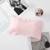 Sujetador de una pieza sin tirantes de seda helada sin costuras para mujer, Antideslizante, Anti-exposición, Espalda bonita, Sin tirantes, Abotonado, Lencería de verano