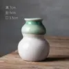 Mini vaso de areia roxa vaso cerâmico pequeno decoração de planta ins vaso para flores secas artesanato feito à mão