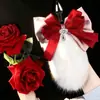 Novo Plug Anal Estilo Europeu com Ponta de Borboleta Excitação Erótica Produtos para Adultos Plug Anal Pelo Artificial Iniciante Prop de Entrada Traseira
