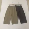 2026 Pantalones de Pierna Ancha Elásticos de Cintura Versátiles de Color Sólido Estilo Japonés Simple Sueltos Casuales Largos Perezosos para Mujer