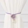 Nuevos Estilos Alzapaños para Cortinas, Juego de Dos, Decoración Moderna Nórdica para el Hogar Correas para Cortinas Transparentes, Alzapaños Florales para Cortinas