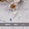 Transparente especial para uso transfronterizo, fondo caliente especial, forma de uña, cristal de vidrio, súper brillante, no se cae fácilmente, pedrería de fondo, diamante blanco