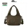 Bolso de Hombro de Mano para Mujer, Bolso de Hombro Suave Fruncido, Bolso tipo Concha de Gran Capacidad, Bolso de Nicho para Mamá Viajera, Logo Personalizado